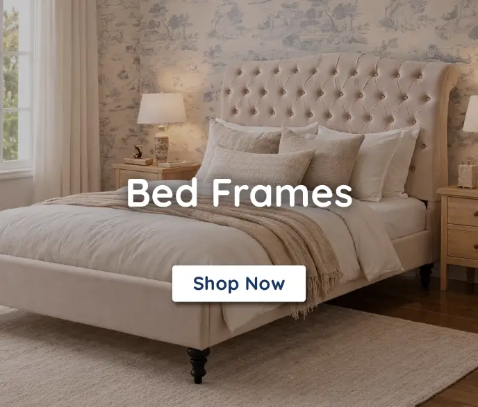 Designer bed frames - shop now