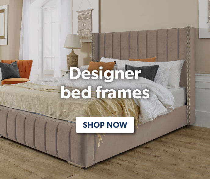 Designer bed frames - shop now