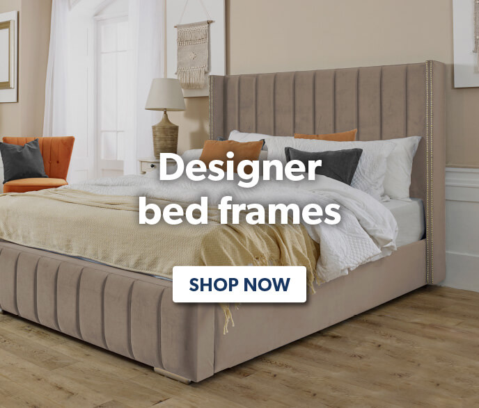 Designer bed frames - shop now
