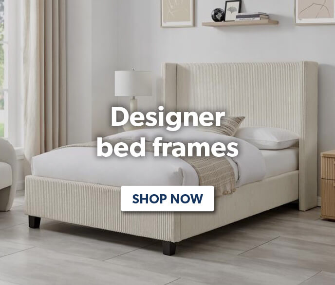 Designer bed frames - shop now